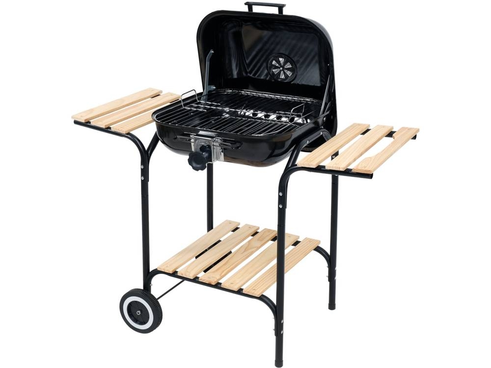 99905 Grill ogrodowy z pokrywą i 3 półkami