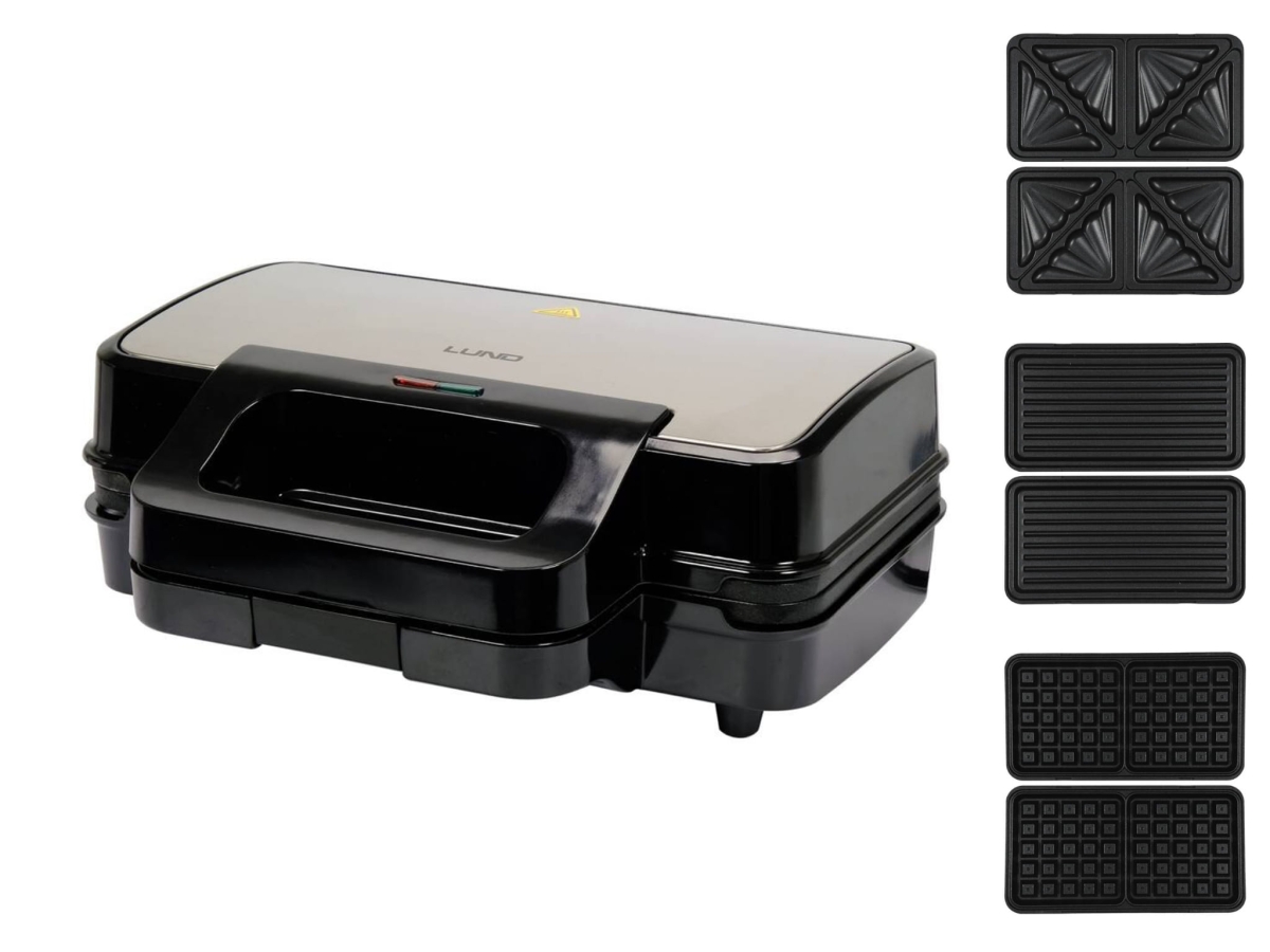 67530 Urządzenie 3 w 1 opiekacz + grill + gofrownica