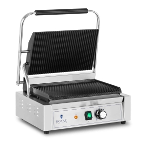 Grill kontaktowy ryflowany 2200W | RCPKG-2200-R