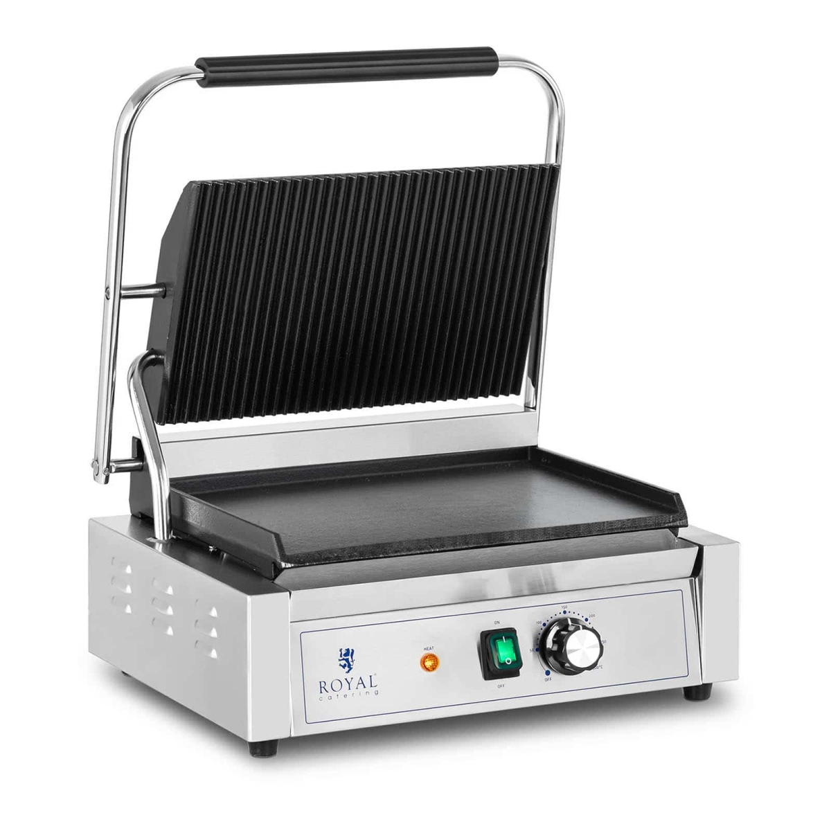 10011993 Grill kontaktowy gładko-ryflowany 2,2kW dostępny na magnum-pro.pl