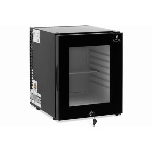 Minibar, przeszklona lodówka hotelowa 25L, zamek | RCGK-MBG33L