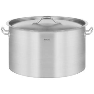 Garnek ze stali nierdzewnej 44L z pokrywką | RCST-44E3-S