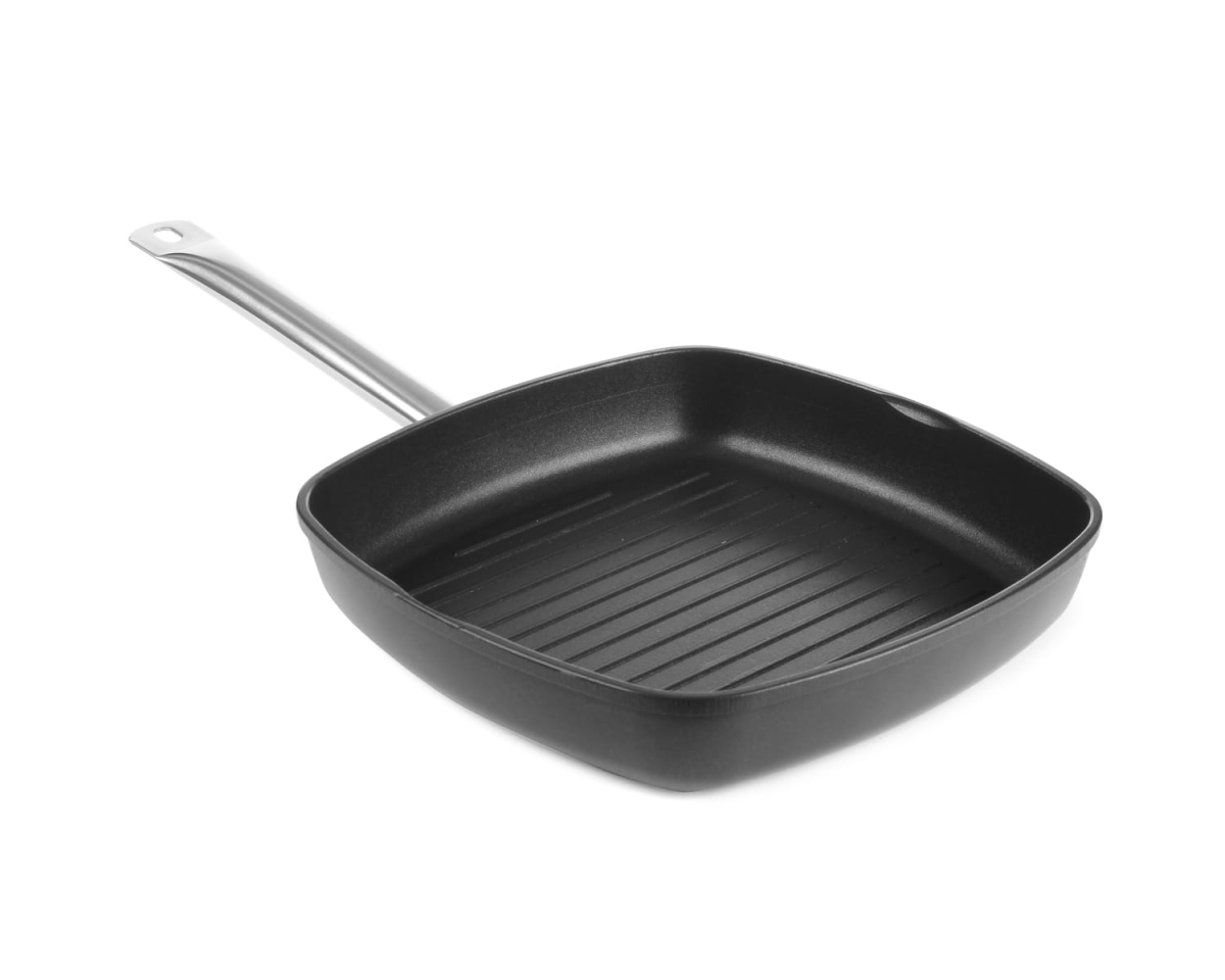 629802 Patelnia grillowa nieprzywierająca aluminiowa