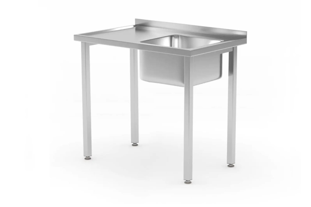 816769 Stół 80 x 60 x 85cm ze zlewem po prawej dostepny na magnum-pro.pl