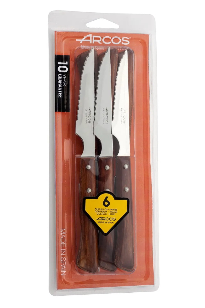 372000 Zestaw noży do steków Forest Arcos