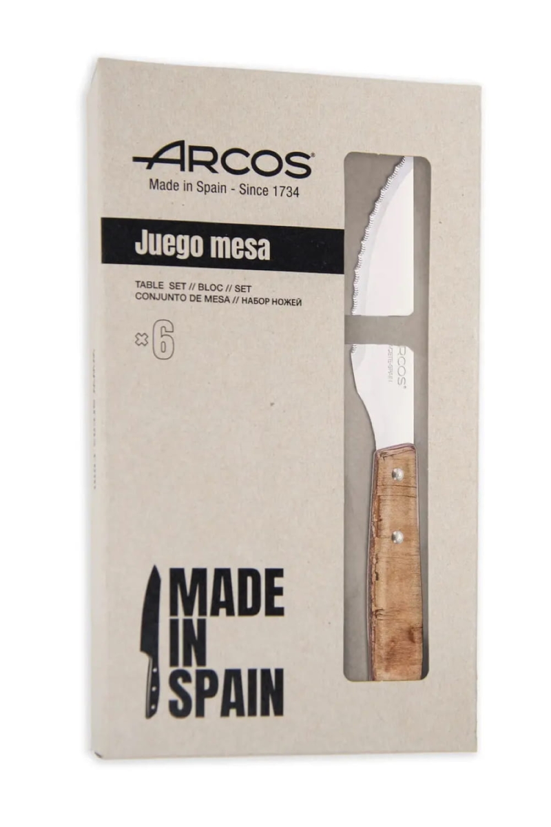 372300 Zestaw noży do steków  Forest Arcos