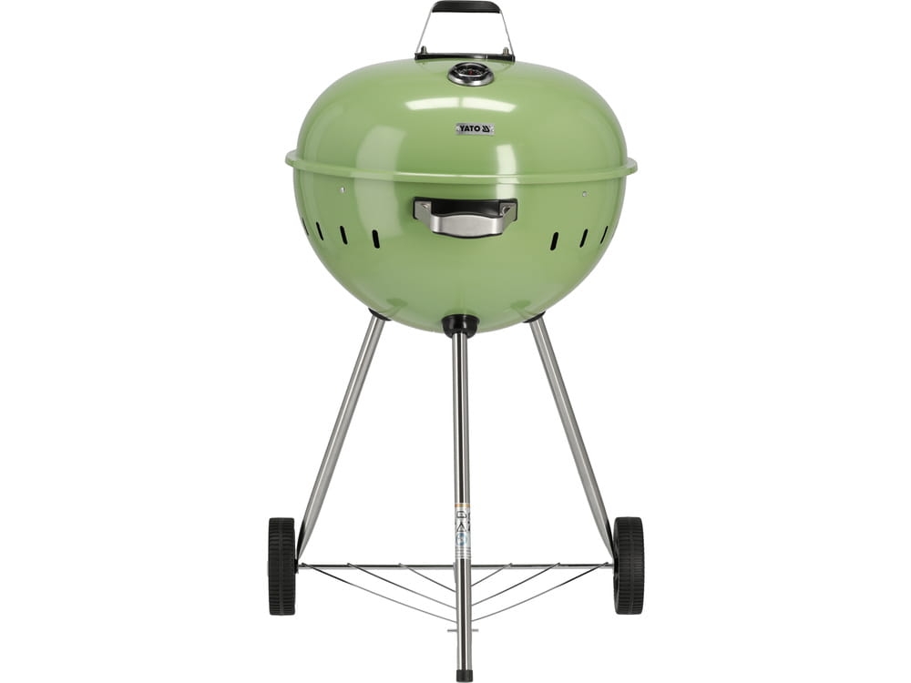 YG-20303 Grill ogrodowy 54 cm z pokrywą, zielony