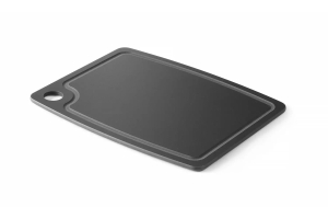 Deska do krojenia z wycięciem, uniwersalna 44x32,5cm, czarna Hendi | 505779