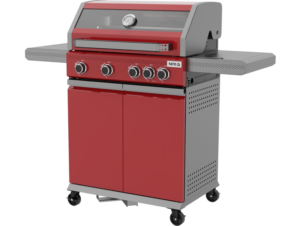 YG-20034 Grill gazowy 4 palniki i palnik pomocniczy