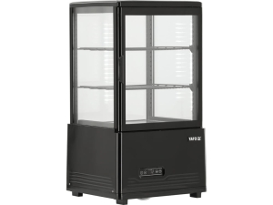 Witryna chłodnicza 59L 2 półki czarna YATO | YG-05050