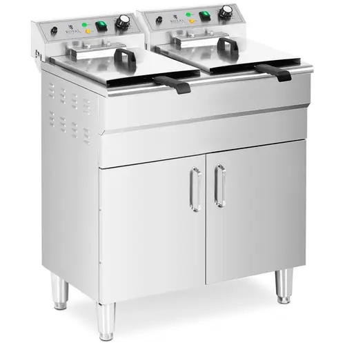 10012010 Frytownica gastronomiczna 2 x 16 l z szafką