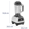 10013307 Blender kielichowy Wymiary: szerokość 22,2 cm, głębokość 24,5 cm, wysokość 53,8 cm