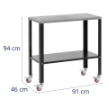 10021463 Stół spawalniczy wymiary: szerokość 91,3 cm, głębokość 46 cm, wysokość 94 cm