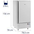 10012166 Schładzarka szokowa Wymiary szerokość 78,5 cm, głębokość 78 cm, wysokość 156 cm