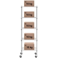 10012532 Regał ażurowy Nośność regału 5 x 10 kg