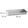10013204 Wanna do frytek Wymiary szerokość 80 cm, głębokość 32 cm, wysokość 20 cm