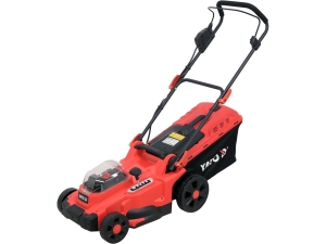 Kosiarka akumulatorowa YATO 36V 37cm z koszem 35L 2x4 Ah z ładowarką YT-85222