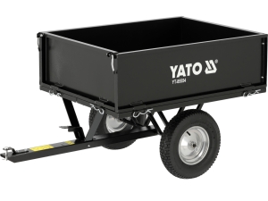 Przyczepka ogrodowa YATO do traktorka wózek ładowność 225kg metalowa YT-85554