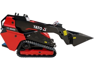 Mini ładowarka gąsienicowa 24,7 KM, ładowność 650kg, waga 1,5t, kompaktowa, silnik kubota, hydraulika włoska YATO YT-86400