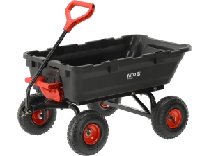 Wózek ogrodowy z wywrotką YATO XL 350kg transportowy koła 10” YT-86960