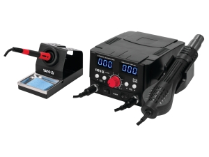 Stacja lutownicza 2w1 YATO 75W hot air z gorącym nadmuchem YT-82458