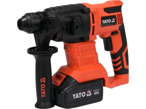 Młotowiertarka SDS plus YATO 18V 2 j 3 Ah akumulatorowa z podkuwaniem YT-82770