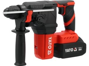 Młotowiertarka akumulatorowa YATO 18V SDS plus do betonu 2x4ah YT-827722