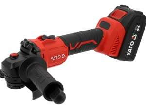 Szlifierka kątowa aku bezszczotkowa 18V 125mm z 2 bateriami 4ah i ładowarką YATO YT-828252