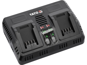 Ładowarka podwójna YATO 18V 2.2A do akumulatorów baterii systemu 18V YT-828499