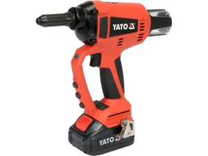 Nitownica akumulatorowa 18V YATO na nity zrywalne 2.4-4.8mm YT-82955