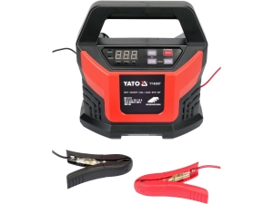 Prostownik elektroniczny YATO 12V 15A do akumulatorów agm żelowych efb YT-83037