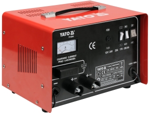 Prostownik z rozruchem YATO warsztatowy 12/24V 25A funkcja boost 30A YT-8305