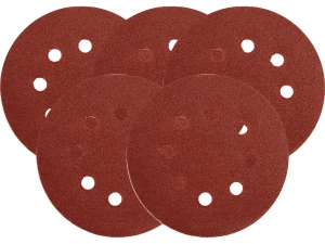 Krążki ścierne na rzep YATO 125mm P150 5 szt. z otworami do metalu YT-83456