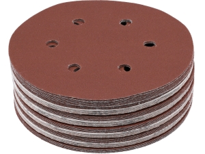 Krążki ścierne na rzep YATO 150mm P220 6 otworów do stali 50 szt. YT-834588