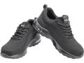 Półbuty robocze sportowe czarne z amortyzacją powietrzną, para z przodu YATO YT-80637