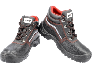 Trzewiki robocze unisex YATO twer s3 czarne całoroczne rozmiar 39 YT-80783