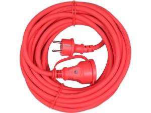 Przedłużacz budowlany YATO 20m 3x2 5 mm2 pojedynczy czerwony z led YT-81001