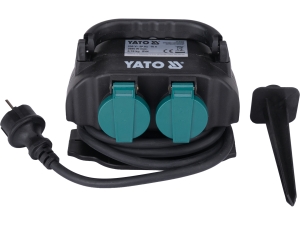 Gniazdo ogrodowe wbijane IP44 4x230V YATO YT-81270