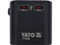 Adapter podróżny z dwoma portami USB-C, widok z góry YATO YT-81303
