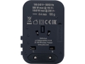 Adapter podróżny, tylna ścianka z danymi technicznymi i gniazdem YATO YT-81303