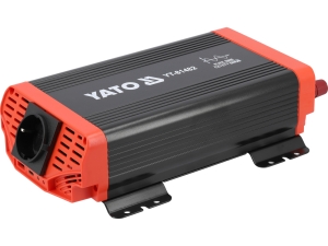 Przetwornica napięcia samochodowa YATO 12V na 230V moc 600W szczytowa 1200W YT-81482