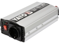 Przetwornica napięcia samochodowa 12V na 230V srebrna obudowa z gniazdem YATO YT-81490