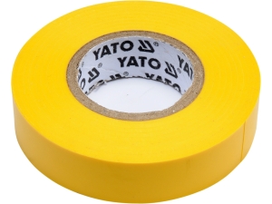 Taśma elektroizolacyjna YATO pvc żółta 15mm x 20m izolacyjna YT-81594