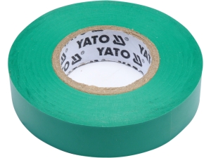 Taśma elektroizolacyjna YATO pvc zielona 15mm x 20m izolacyjna YT-81595