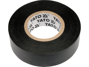 Taśma elektroizolacyjna YATO PCV czarna 19mm x 20m izolacyjna YT-8165