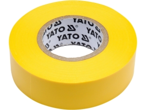 Taśma elektroizolacyjna YATO pvc żółta 19mm x 20m izolacyjna YT-81654