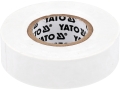Taśma elektroizolacyjna biała zwinięta w rolkę YATO YT-81656