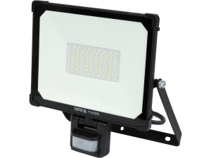 Naświetlacz led YATO 50W 4750 lm 6500 k z czujnikiem ruchu IP54 YT-818291