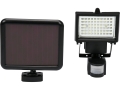 Reflektor solarny LED z czujnikiem ruchu i panelem solarnym, czarny YATO YT-81860