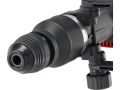 Uchwyt SDS max młotka wyburzeniowego w zbliżeniu z czarnym pierścieniem YATO YT-82003
